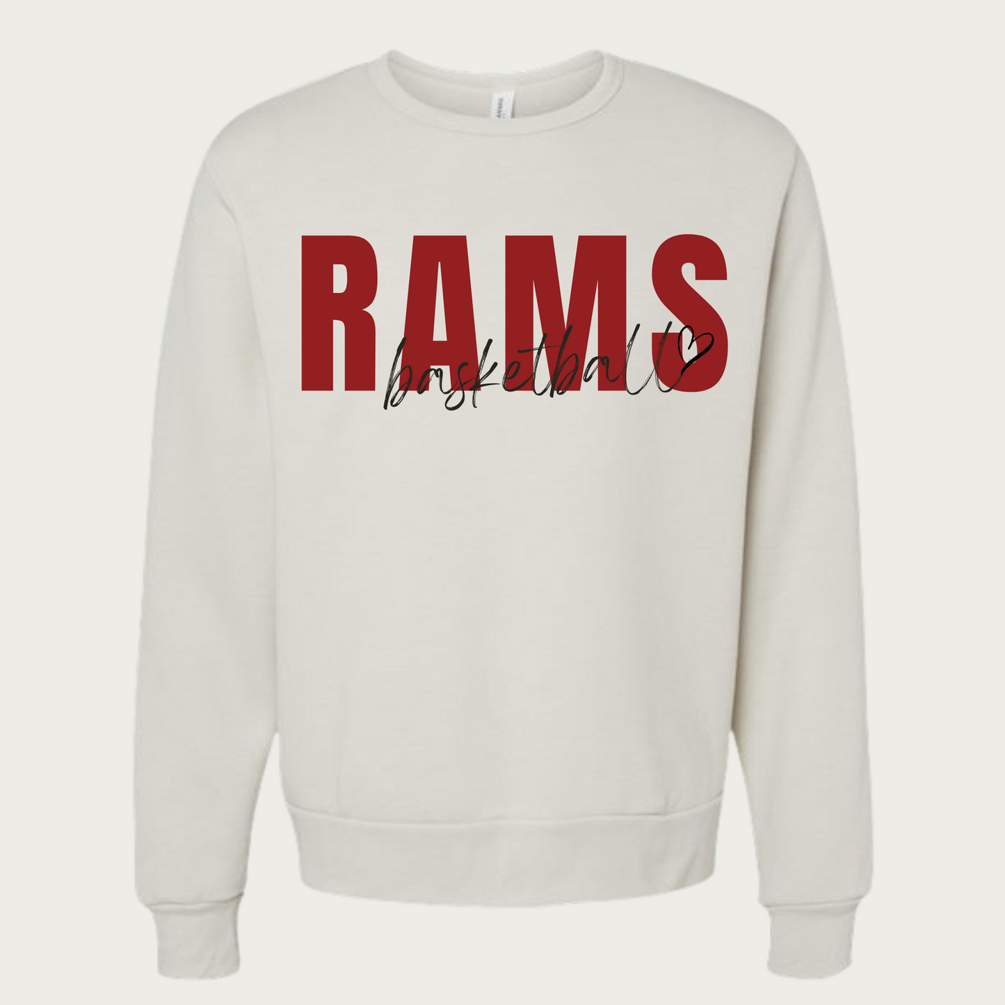 Rams Basketball Red