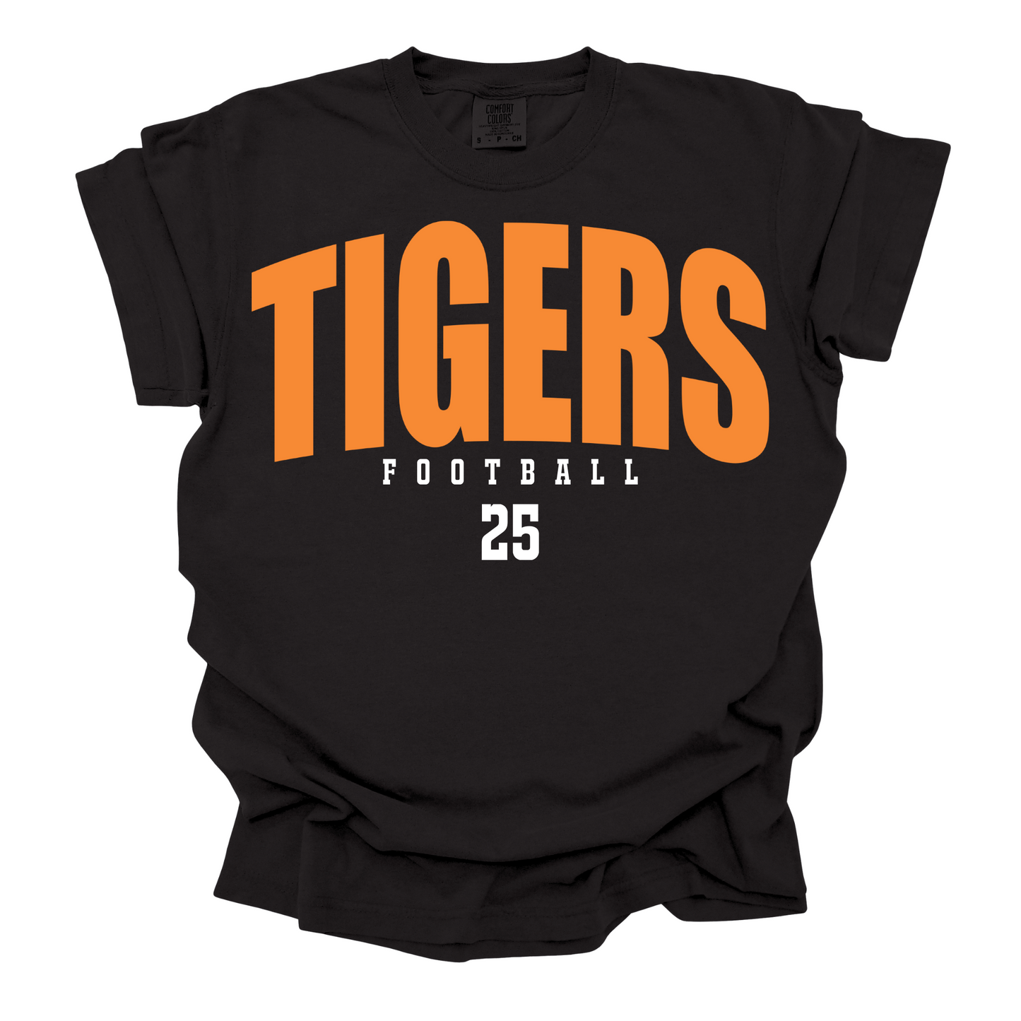 Tigers Football Custom BLACK