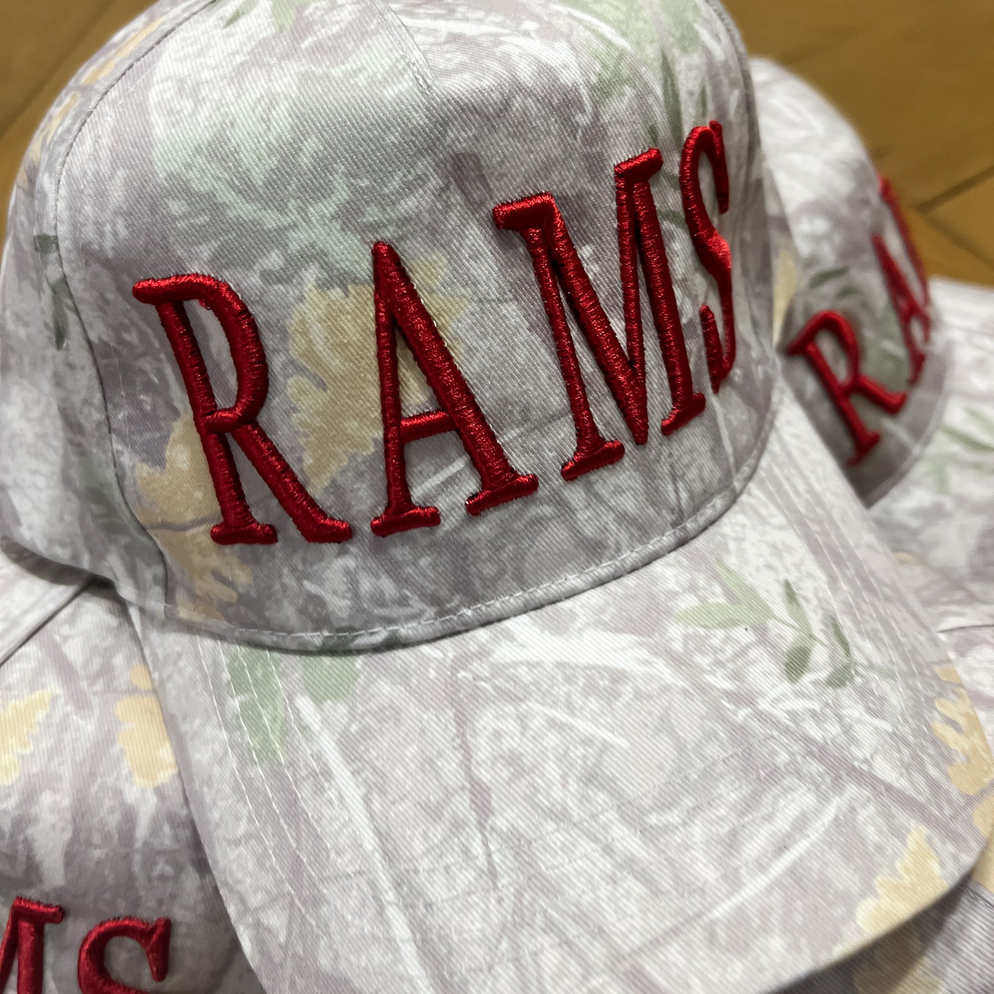 RAMS Light Camo Embroidered Hat