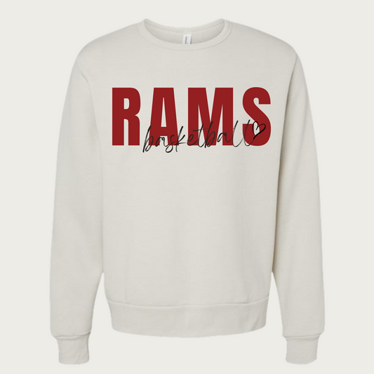 Rams Basketball Red