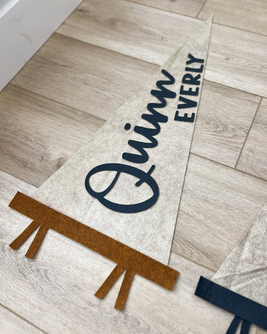 LARGE Traditional Pennant
