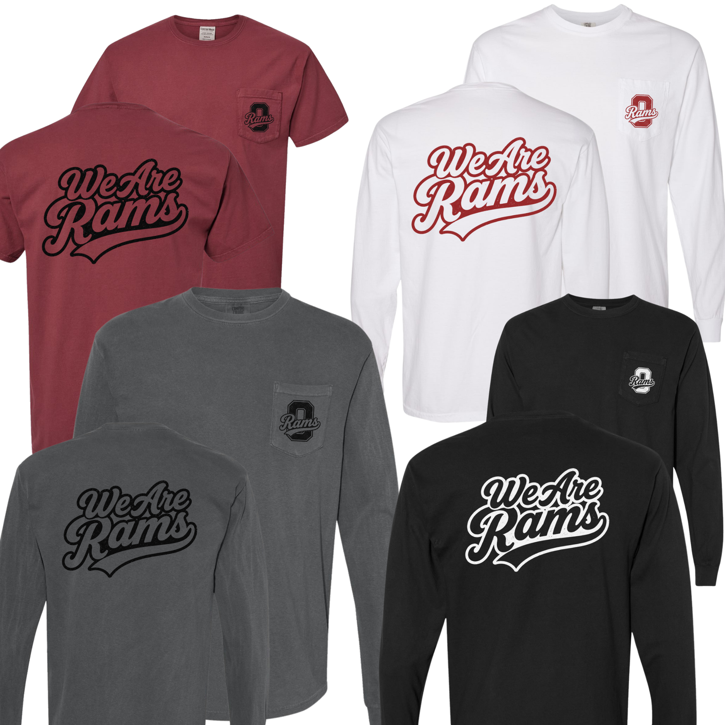 We Are Rams Pocket Tee